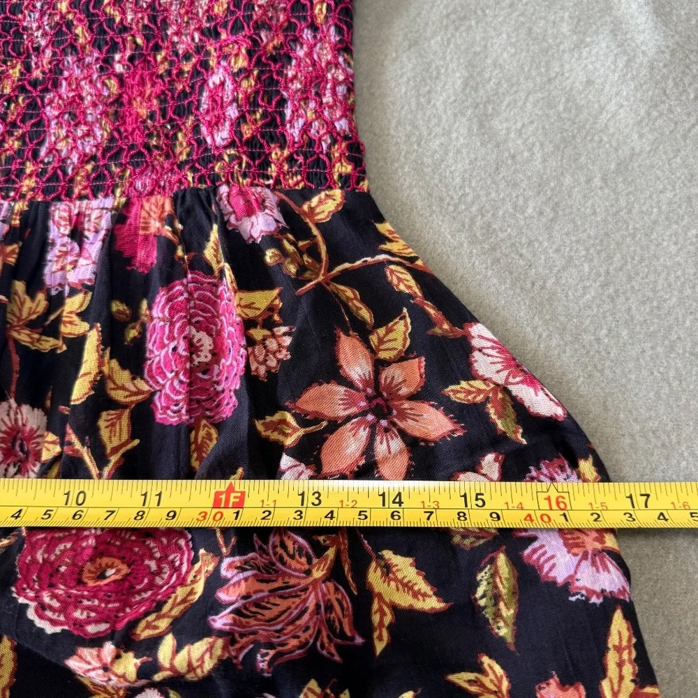 Free People Bohemian Floral Swing Dress Size XS‎